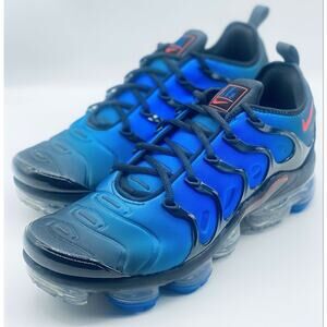 NEW Nike Air Vapormax Plus Black Blue Crimson KNICKS DO6679-001 Men's Size 11.5